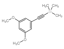 2-(3,5-dimethoxyphenyl)ethynyl-trimethylsilane Structure