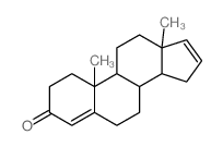 4,16-雄甾二烯-3-酮结构式