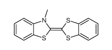 2-benzo[1,3]dithiol-2-ylidene-3-methyl-2,3-dihydro-benzothiazole结构式
