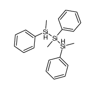 1,2,3-Trimethyl-1,2,3-triphenyl-trisilan结构式