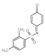 2,4-dimethyl-N-(4-oxocyclohexa-2,5-dien-1-ylidene)benzenesulfonamide Structure