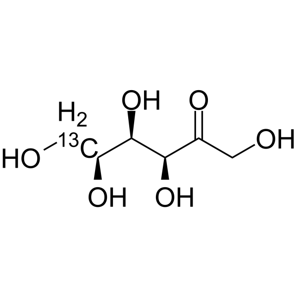 L-[6-13C]山梨糖结构式