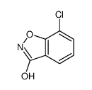 7-氯苯并[d]异噁唑-3(2H)-酮结构式