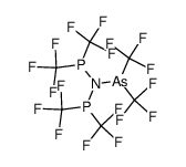 Bis(trifluormethyl)arsanyl-bis{bis(trifluormethyl)phosphanyl}amin结构式