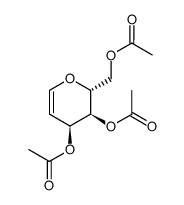(2R,3S,4S)-2-(acetoxymethyl)-3,4-dihydro-2H-pyran-3,4-diyl diacetate结构式
