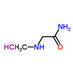 2-(甲基氨基)乙酰胺盐酸盐结构式