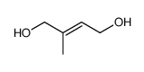 (E)-2-methyl but-2-ene-1,4-diol结构式