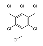 1,3,5-trichloro-2,4,6-tris(chloromethyl)benzene Structure