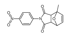 7-methyl-2-(4-nitrophenyl)-4,7a-dihydro-3aH-octahydro-1H-4,7-epoxyisoindole-1,3-dione结构式