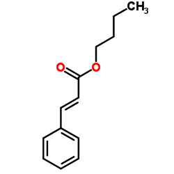 Butyl (2E)-3-phenylacrylate Structure