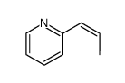 Z-1-(2-pyridinyl)-1-propene Structure