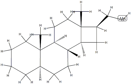 16β-Hydroxymethyl-D-nor-5α-androstane结构式