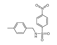 N-[(4-methylphenyl)methyl]-4-nitrobenzenesulfonamide Structure