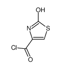 4-Thiazolecarbonyl chloride, 2,3-dihydro-2-oxo- (9CI) Structure
