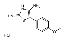 5-(4-methoxyphenyl)-1,3-thiazole-2,4-diamine,hydrochloride Structure