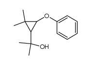 2-(2,2-dimethyl-3-phenoxy-cyclopropyl)-propan-2-ol Structure