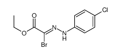 ethyl 2-bromo-2-[(4-chlorophenyl)hydrazinylidene]acetate结构式