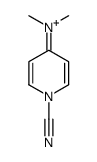 1-cyano-4-dimethylaminopyridinium结构式