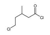 5-chloro-3-methylpentanoyl chloride Structure