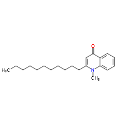 1-Methyl-2-undecylquinolin-4(1H)-one Structure