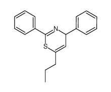 2,4-diphenyl-6-propyl-4H-[1,3]thiazine Structure