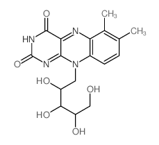 Riboflavin, 8-demethyl-6-methyl-结构式