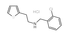 N-[(2-chlorophenyl)methyl]-2-thiophen-2-ylethanamine,hydrochloride Structure