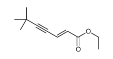 ethyl 6,6-dimethylhept-2-en-4-ynoate结构式