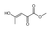 (E)-4-Hydroxy-2-oxo-pent-3-enoic acid methyl ester Structure