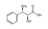 (2S,3r)-3-苯基异丝氨酸结构式