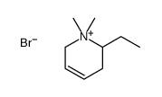 2-ethyl-1,1-dimethyl-3,6-dihydro-2H-pyridin-1-ium,bromide结构式