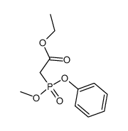 ethyl methylphenylphosphonoacetate结构式