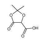 2,2-dimethyl-5-oxo-1,3-dioxolane-4-carboxylic acid结构式