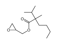 oxiran-2-ylmethyl 2-methyl-2-propan-2-ylhexanoate结构式
