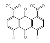 9,10-Anthracenedione,1,8-dichloro-4,5-dinitro- Structure