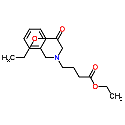 4-(苄基乙氧基羰基甲基-氨基)-丁酸乙酯结构式