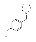 4-(吡咯烷-1-甲基)苯甲醛结构式