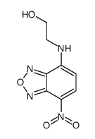 2-[(4-nitro-2,1,3-benzoxadiazol-7-yl)amino]ethanol Structure