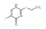 2-ethylsulfanyl-5-fluoro-3H-pyrimidin-4-one Structure