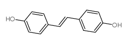 二苯乙烯-4,4'-二醇结构式