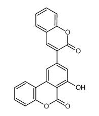 7-hydroxy-9-(2-oxo-2H-chromen-3-yl)-benzo[c]chromen-6-one Structure