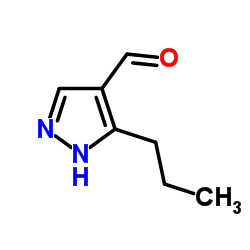 3-正丙基-吡唑-4-甲醛结构式