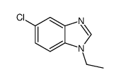 1H-Benzimidazole,5-chloro-1-ethyl-(9CI) structure