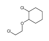 1-chloro-2-(2-chloroethoxy)cyclohexane结构式