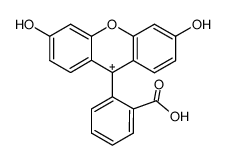 fluorescein+H结构式