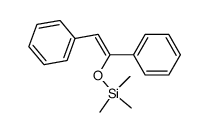 1-trimethylsilyloxy-1,2-diphenylethylene Structure