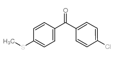 4-氯-4-(甲基硫代)苯甲酮结构式