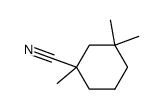 3-cyano-3,5,5-trimethyl cyclohexane结构式