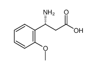 (R)-3-AMINO-3-(2-METHOXYPHENYL)PROPANOIC ACID Structure