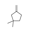 1,1-dimethyl-3-methylidenecyclopentane结构式